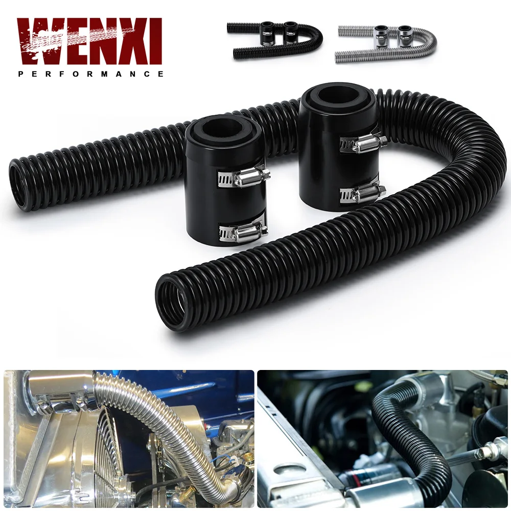 Universal 36" Stainless Steel Radiator Flexible Coolant Water Hose Kit With End Caps Clamp Car Cooling Hose Car Accessories
Universal 36" Stainless Steel Radiator Flexible Coolant Water Hose Kit With End Caps Clamp Car Cooling Hose Car Accessories