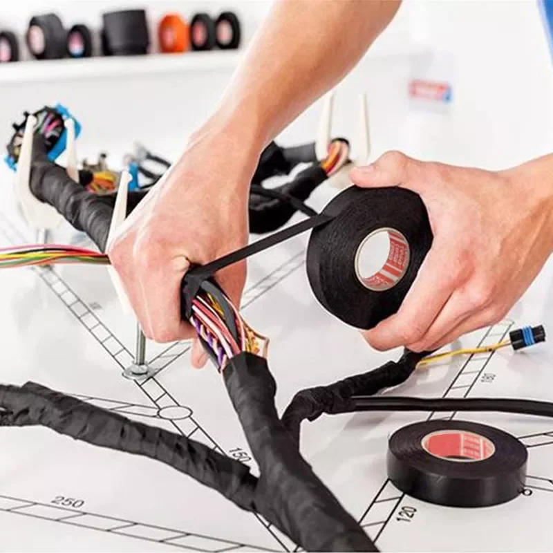 15meters Electrical Insulation Tape Heat-resistant Looms Wiring Harness Tape Adhesive Cloth Fabric Bundle Flame Retardant Tape
15meters Electrical Insulation Tape Heat-resistant Looms Wiring Harness Tape Adhesive Cloth Fabric Bundle Flame Retardant Tape