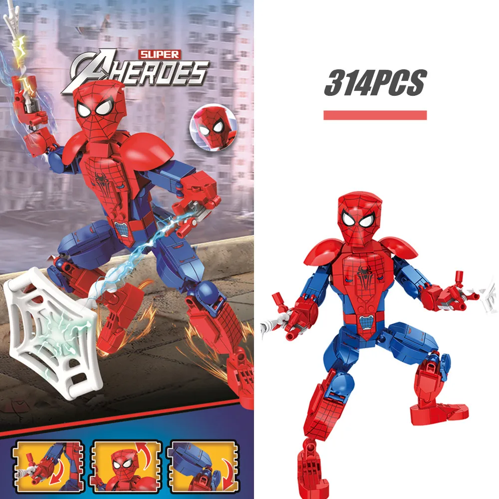 Disney Spiderman Venom Marvel Heroes Mech Armor Robot Avengers Model Building Block Bricks Toys Kid Gift Boys Set
Disney Spiderman Venom Marvel Heroes Mech Armor Robot Avengers Model Building Block Bricks Toys Kid Gift Boys Set