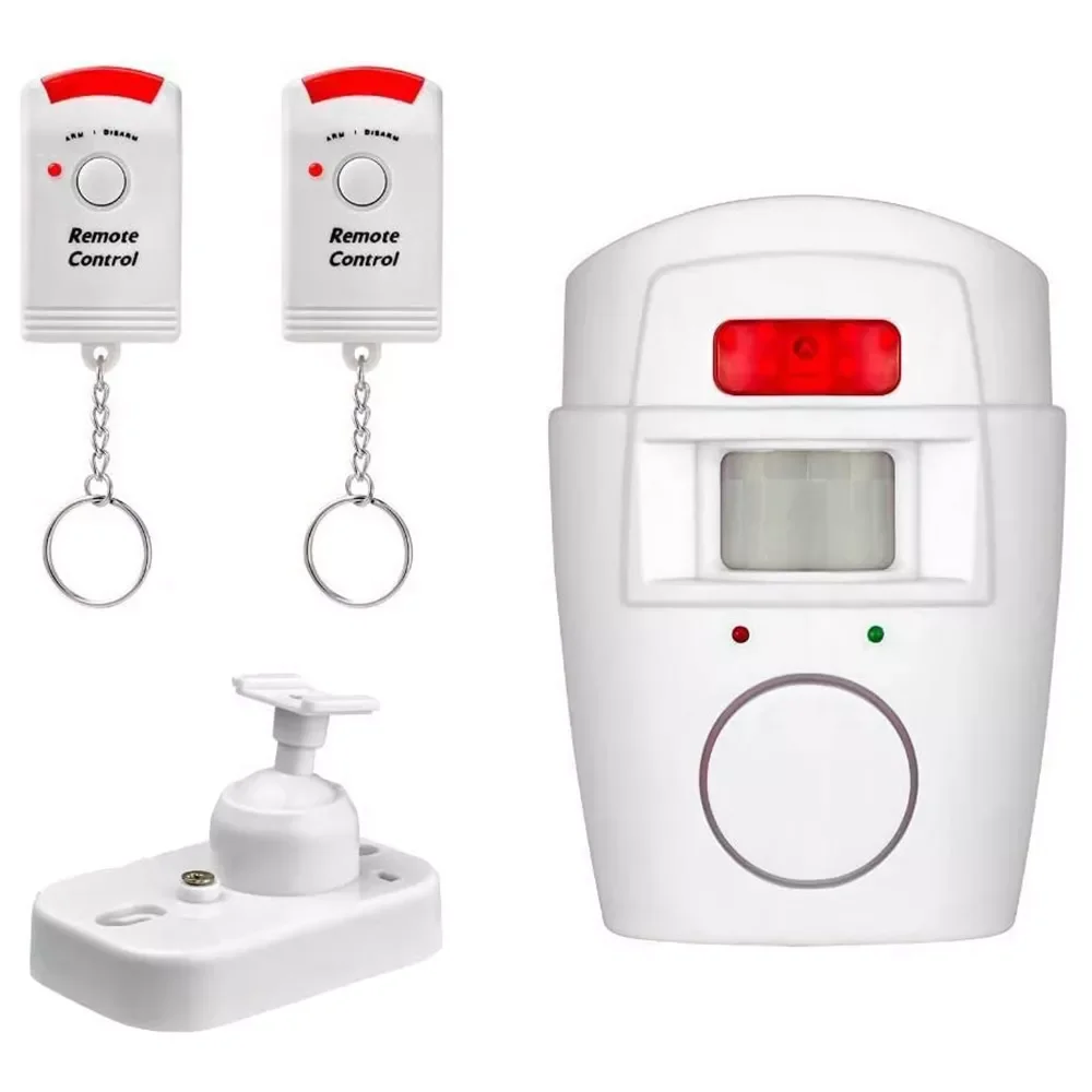 2 Remote Controller Wireless Home Security PIR Alert Infrared Sensor Alarm system Anti-theft Motion Detector Alarm 105DB Sire
2 Remote Controller Wireless Home Security PIR Alert Infrared Sensor Alarm system Anti-theft Motion Detector Alarm 105DB Sire