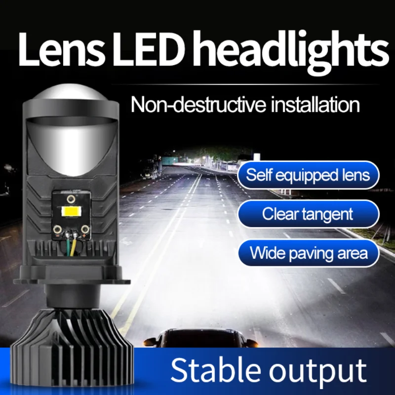 2PCS H4 LED Headlight Projector Lens Super Bright High Beam Low Beam 60W IP67 Waterproof Fan Fog Light Bulb Headlights
2PCS H4 LED Headlight Projector Lens Super Bright High Beam Low Beam 60W IP67 Waterproof Fan Fog Light Bulb Headlights