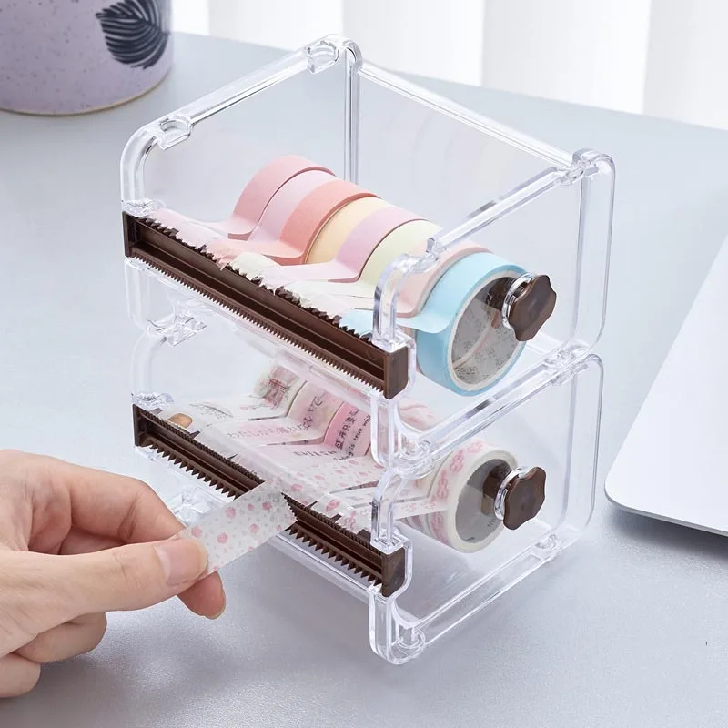 Japanese Stationery Masking Tape Cutter Washi Tape Storage Organizer Cutter Office Tape Dispenser Office Supplies
Japanese Stationery Masking Tape Cutter Washi Tape Storage Organizer Cutter Office Tape Dispenser Office Supplies