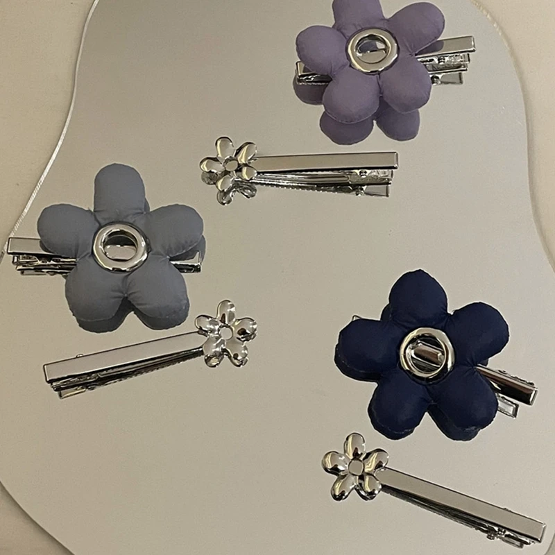 2pcs/set Flower Shape Hairpins for Women Girls Korean Silver Color Metal Hair Clips Slid Clip Fashion Hair Accessories
2pcs/set Flower Shape Hairpins for Women Girls Korean Silver Color Metal Hair Clips Slid Clip Fashion Hair Accessories