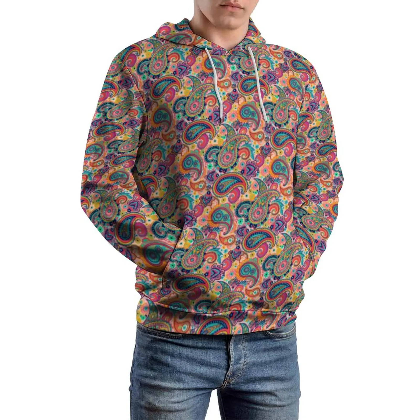 Multicolor Paisley Print Casual Hoodies Long-Sleeve Ethnic Floral Cool Hoodie Winter Couple Classic Oversize Pattern Sweatshirts
Multicolor Paisley Print Casual Hoodies Long-Sleeve Ethnic Floral Cool Hoodie Winter Couple Classic Oversize Pattern Sweatshirts