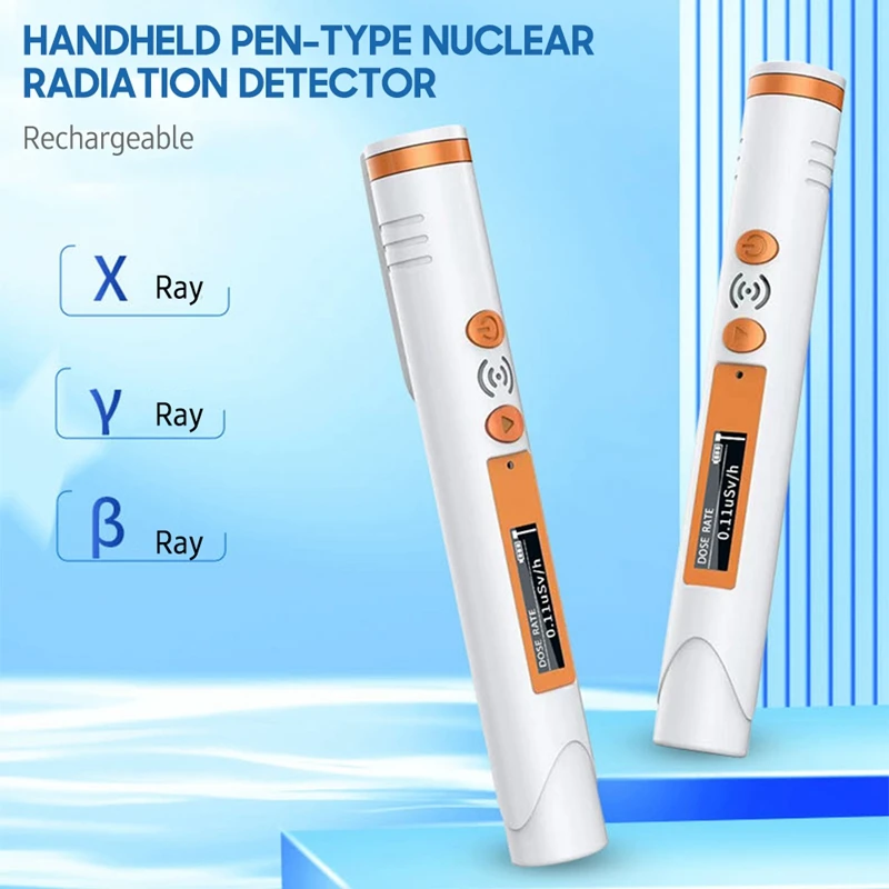 New Pen Type Nuclear Radiation Detector X-Ray Y-Ray B-Ray With Built-In Lithium Battery Mini-Size
New Pen Type Nuclear Radiation Detector X-Ray Y-Ray B-Ray With Built-In Lithium Battery Mini-Size