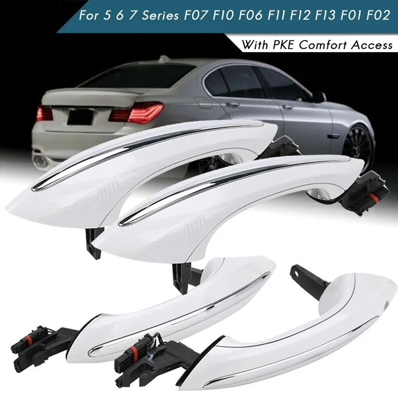 4X White Outer Outside Exterior Comfort Access Door Handle Set For-BMW 5 6 7 Series F07 F10 F11 F06 F12 F13 F01 F02 F03
4X White Outer Outside Exterior Comfort Access Door Handle Set For-BMW 5 6 7 Series F07 F10 F11 F06 F12 F13 F01 F02 F03