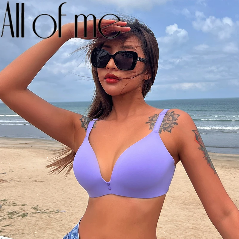 Women's Seamless Bra Deep V Brassiere Underwear Chest Sleep Lingerie Sports Female Bras Vest Big Size B/C Cup Push Up Bralette
Women's Seamless Bra Deep V Brassiere Underwear Chest Sleep Lingerie Sports Female Bras Vest Big Size B/C Cup Push Up Bralette