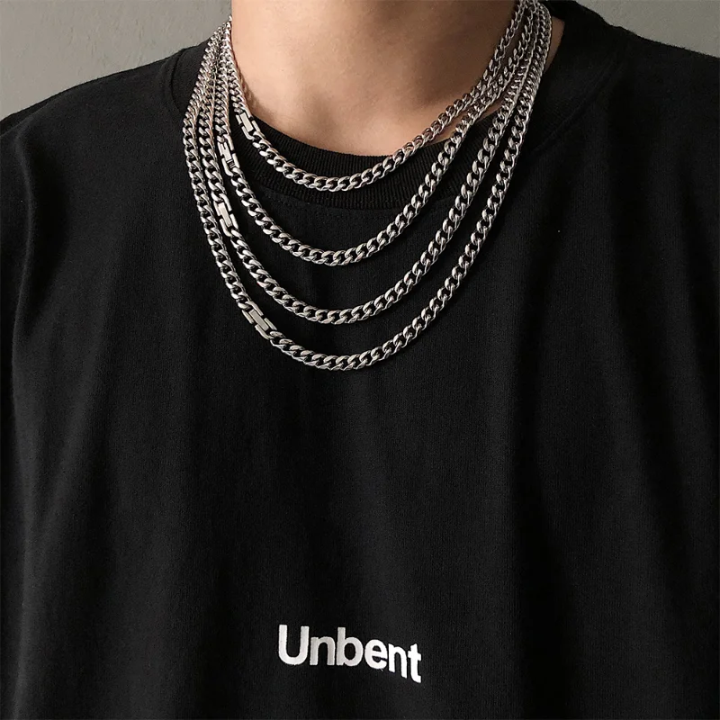 Timeless Wonder Titanium Cuba Chains Necklace for Men Jewelry Gothic Designer Ins Punk Hiphop Simple Look Neat Trendy Mix 8429
Timeless Wonder Titanium Cuba Chains Necklace for Men Jewelry Gothic Designer Ins Punk Hiphop Simple Look Neat Trendy Mix 8429