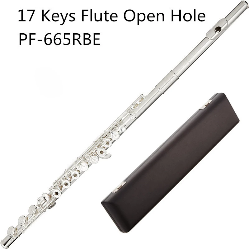 Pearl Quantz 665 Flute High Quality Silver Plated 17 Keys Flute Open Hole E-Mech Flute Musical Instrument
Pearl Quantz 665 Flute High Quality Silver Plated 17 Keys Flute Open Hole E-Mech Flute Musical Instrument