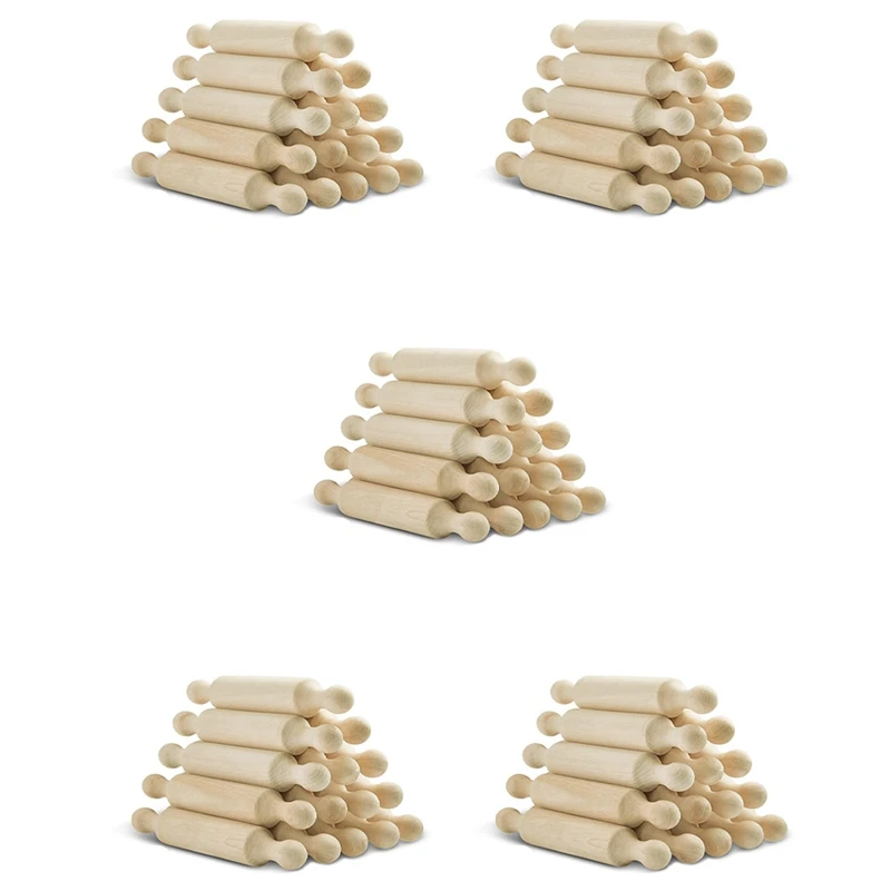 75 Pieces Wooden Mini Rolling Pin 6 Inches Long Kitchen Baking Rolling Pin Small Wood Dough Roller For Children Fondant
75 Pieces Wooden Mini Rolling Pin 6 Inches Long Kitchen Baking Rolling Pin Small Wood Dough Roller For Children Fondant