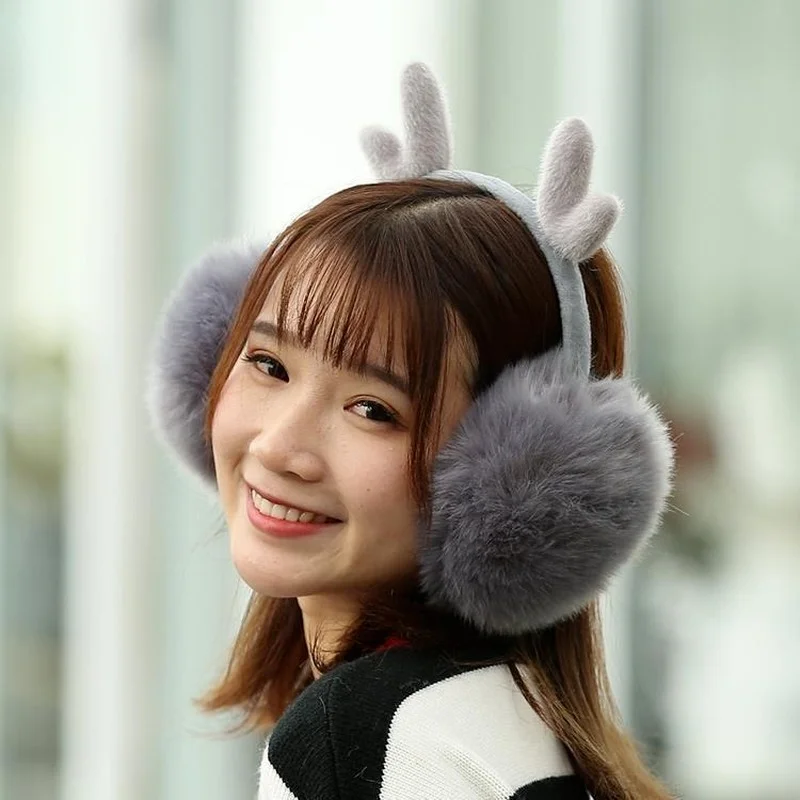 Cute Antler Plush Earmuffs Winter Warm Girl Foldable Antifreeze Thickened Earmuffs
Cute Antler Plush Earmuffs Winter Warm Girl Foldable Antifreeze Thickened Earmuffs