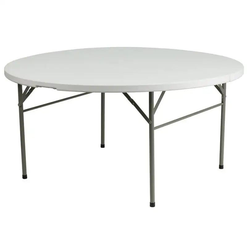 Scarborough 5-Foot Round Bi-Fold White Plastic Folding Table with Carrying Handle Ultralight Hiking Climbing Picnic Folding Tabl
Scarborough 5-Foot Round Bi-Fold White Plastic Folding Table with Carrying Handle Ultralight Hiking Climbing Picnic Folding Tabl
