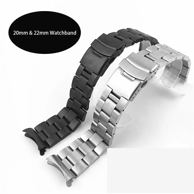 18mm 20mm 22mm 24mm Universal Straps Curved End Solid Stainless Steel Watchband For Seiko Watch Replace Matte Band
18mm 20mm 22mm 24mm Universal Straps Curved End Solid Stainless Steel Watchband For Seiko Watch Replace Matte Band