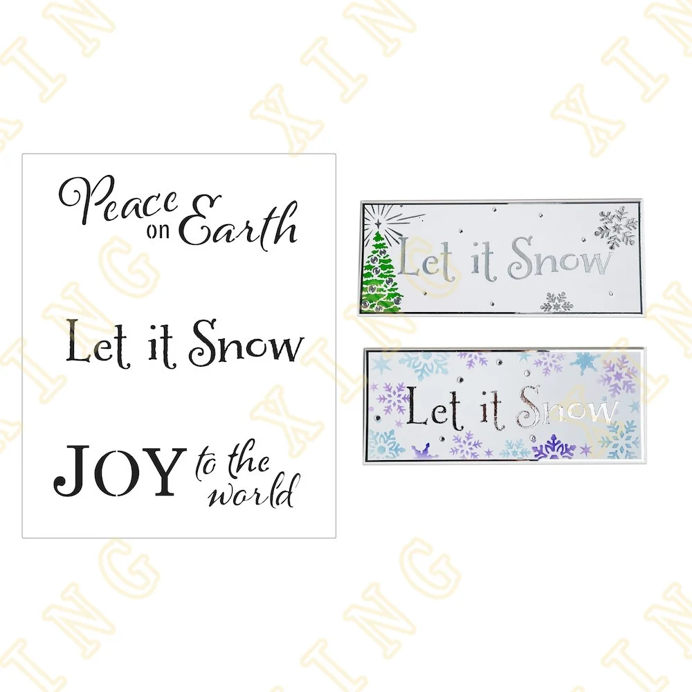 New Layered Holiday Words Slimline Diy Layering Stencils Wall Painting Scrapbook Coloring Embossing Album Decorative Paper Card
New Layered Holiday Words Slimline Diy Layering Stencils Wall Painting Scrapbook Coloring Embossing Album Decorative Paper Card