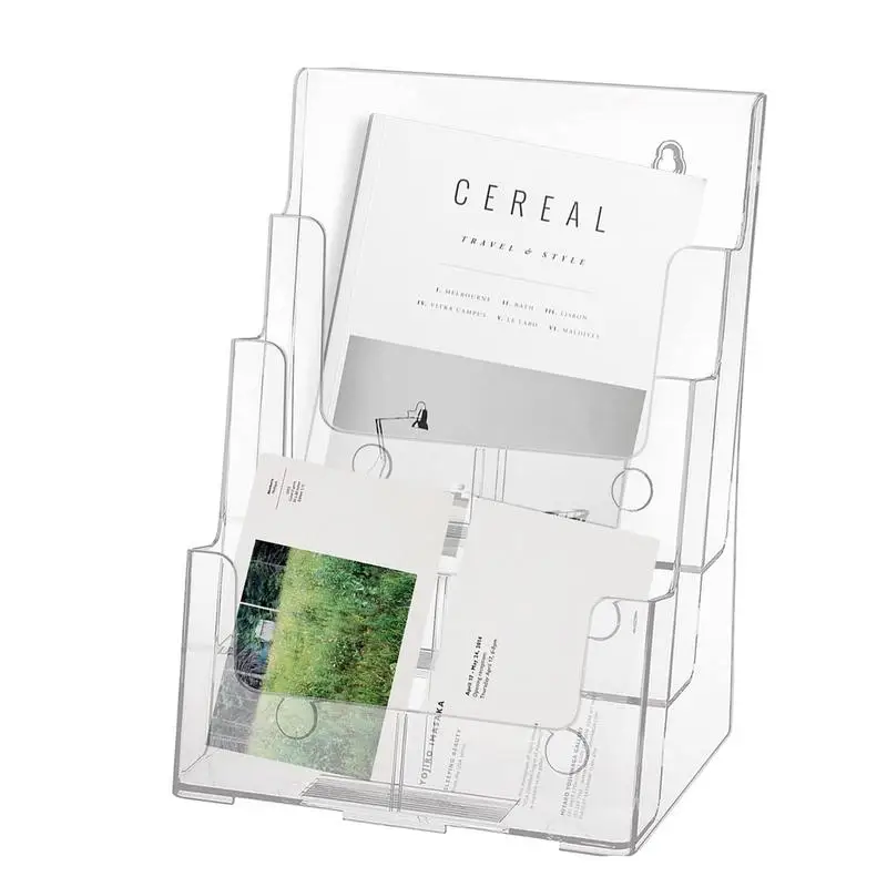 Brochure Holder Stand Transparent Literature A4 Paper Pamphlet Organizer Holder Desktop Stationery Office Accessories For
Brochure Holder Stand Transparent Literature A4 Paper Pamphlet Organizer Holder Desktop Stationery Office Accessories For