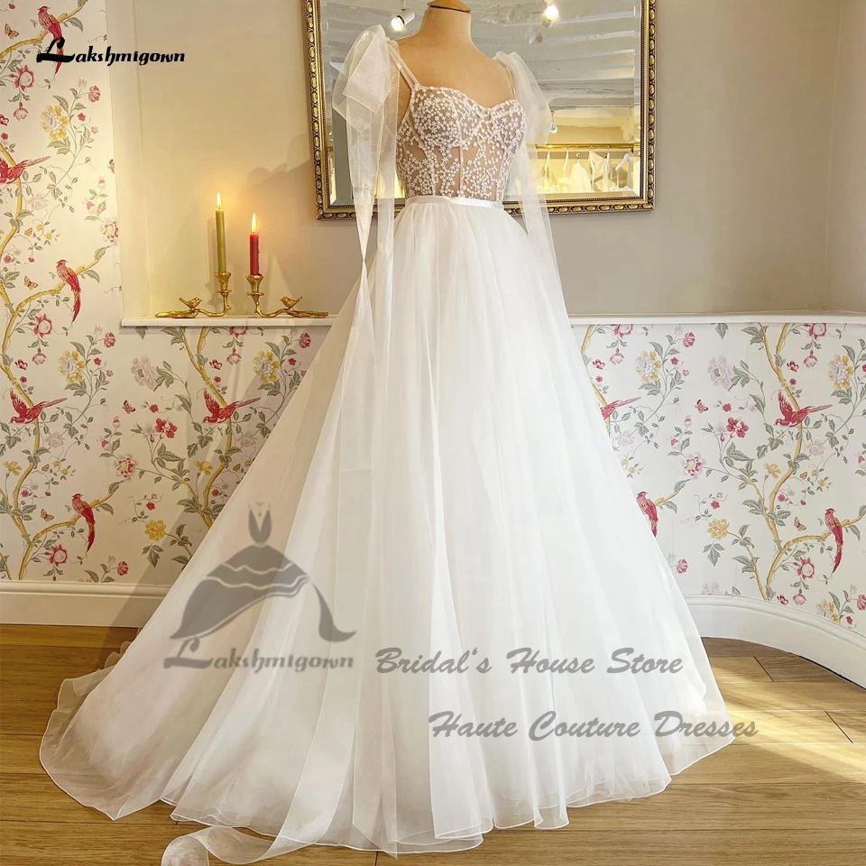 Lakshmigown Сексуальная женская модель 2023 элегантное бальное платье Свадебные платья кружевные на бретелях
Lakshmigown Сексуальная женская модель 2023 элегантное бальное платье Свадебные платья кружевные на бретелях