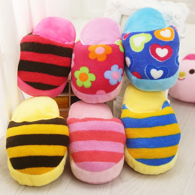 Interactive Plush Flip Flop Pet Dog Chew Toys Chihuahua Pug Puppy Squeaker Toys Squeaky Dogs For Small Dogs
Interactive Plush Flip Flop Pet Dog Chew Toys Chihuahua Pug Puppy Squeaker Toys Squeaky Dogs For Small Dogs