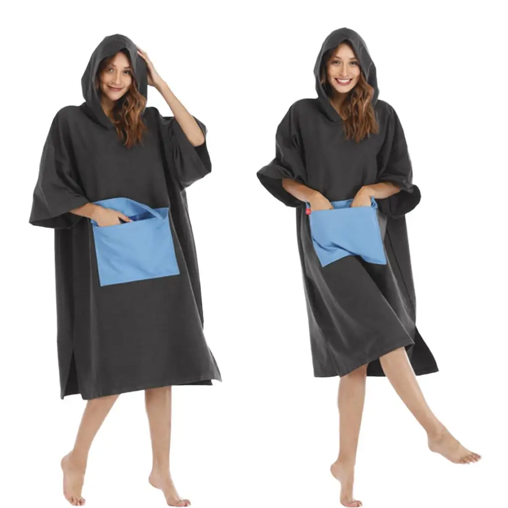 Foldable Surf Wetsuit Changing Robe Beach Hooded Poncho Microfiber Quickly Drying Swimming Bathrobe Home Bath Towel
Foldable Surf Wetsuit Changing Robe Beach Hooded Poncho Microfiber Quickly Drying Swimming Bathrobe Home Bath Towel