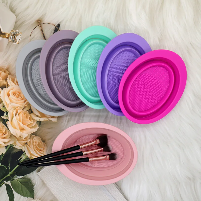 Foldable Silicone Heart-shaped Scrub Plate Pad Beauty Makeup Brush Cleaner Pad Cleaning Tool Wash Bowl
Foldable Silicone Heart-shaped Scrub Plate Pad Beauty Makeup Brush Cleaner Pad Cleaning Tool Wash Bowl