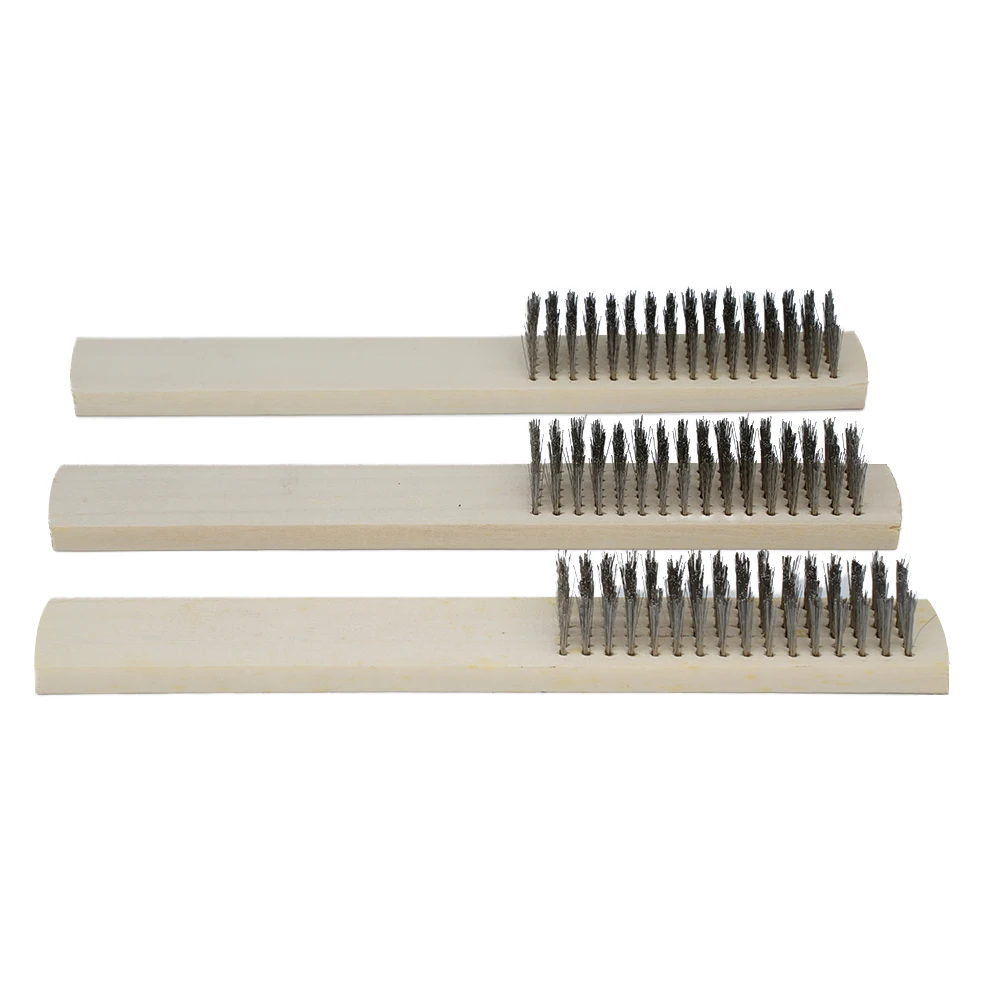Cleaning Brush Wire Brush Spare Parts Stainless Steel Wire Wood Handle Wood/Silver 205mm/8.07Inch 3Pcs/Set Accessories
Cleaning Brush Wire Brush Spare Parts Stainless Steel Wire Wood Handle Wood/Silver 205mm/8.07Inch 3Pcs/Set Accessories