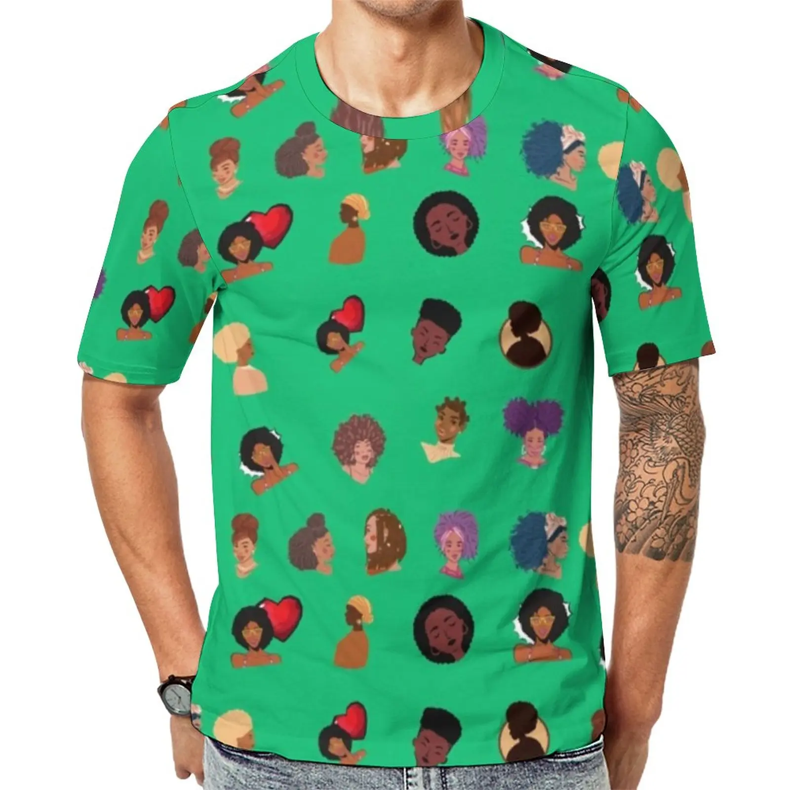 Cool African Woman T-Shirt American Black Women Trending T-Shirts Short Sleeve Design Tops Hot Aesthetic Plus Size Top Tees
Cool African Woman T-Shirt American Black Women Trending T-Shirts Short Sleeve Design Tops Hot Aesthetic Plus Size Top Tees