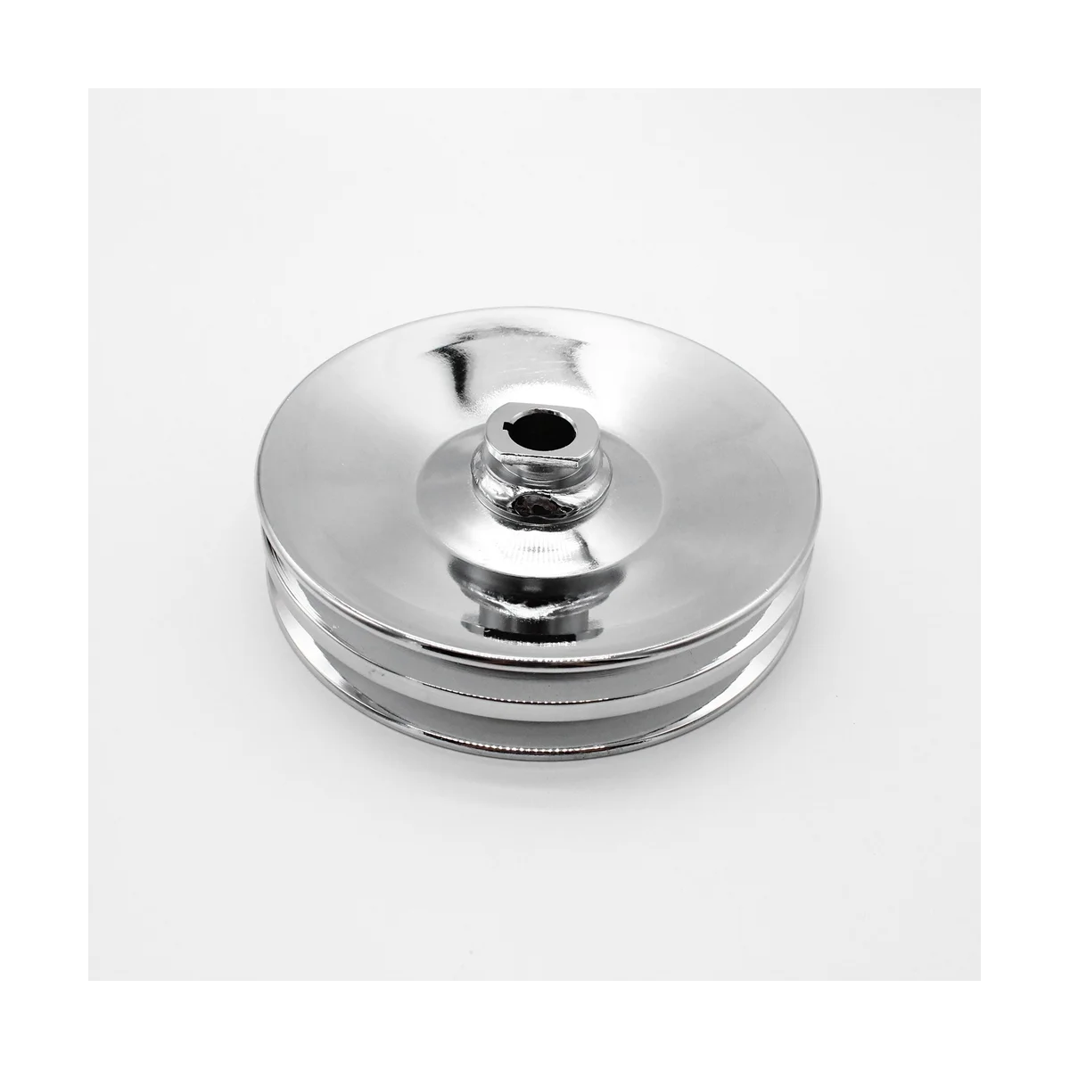 Chrome Double Groove Power Steering Pump Pulley Key Way for GM SBC BBC Chevy 350 454 26028613
Chrome Double Groove Power Steering Pump Pulley Key Way for GM SBC BBC Chevy 350 454 26028613