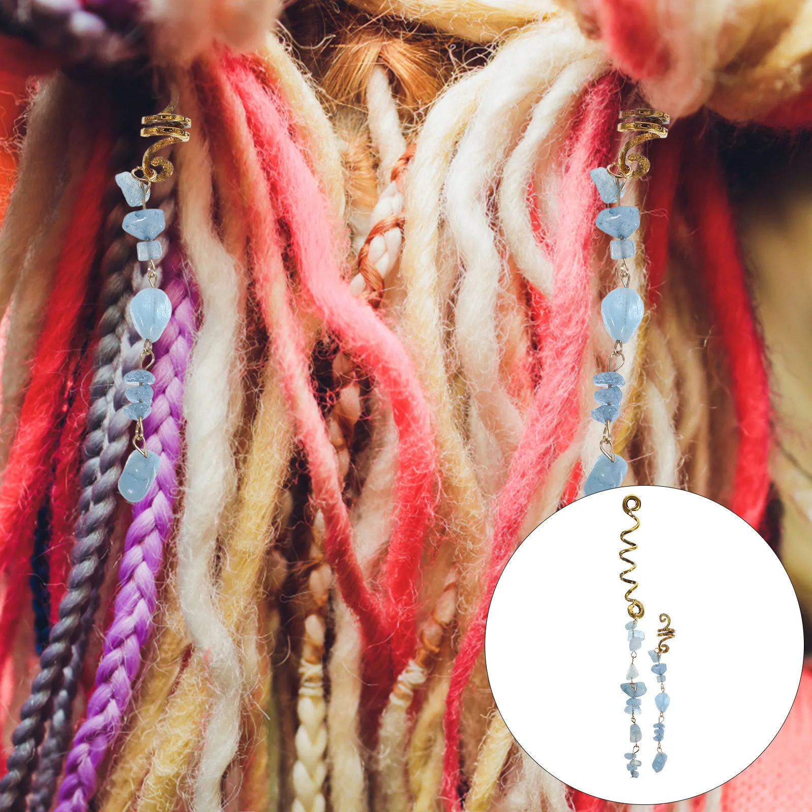 Плетеная веревка для волос каменные бусины дредлока дреды аксессуары Плетеные Подвески манжеты
Плетеная веревка для волос каменные бусины дредлока дреды аксессуары Плетеные Подвески манжеты