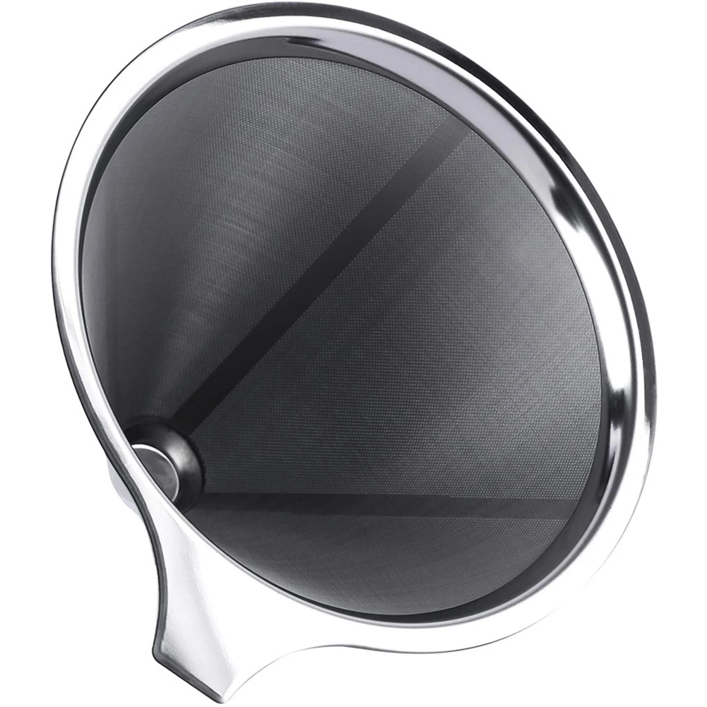 Stainless Steel Coffee Filter Silver Double-layer Mesh Design Traveling Camping Supplies Kitchen Dining Bar Accessories
Stainless Steel Coffee Filter Silver Double-layer Mesh Design Traveling Camping Supplies Kitchen Dining Bar Accessories