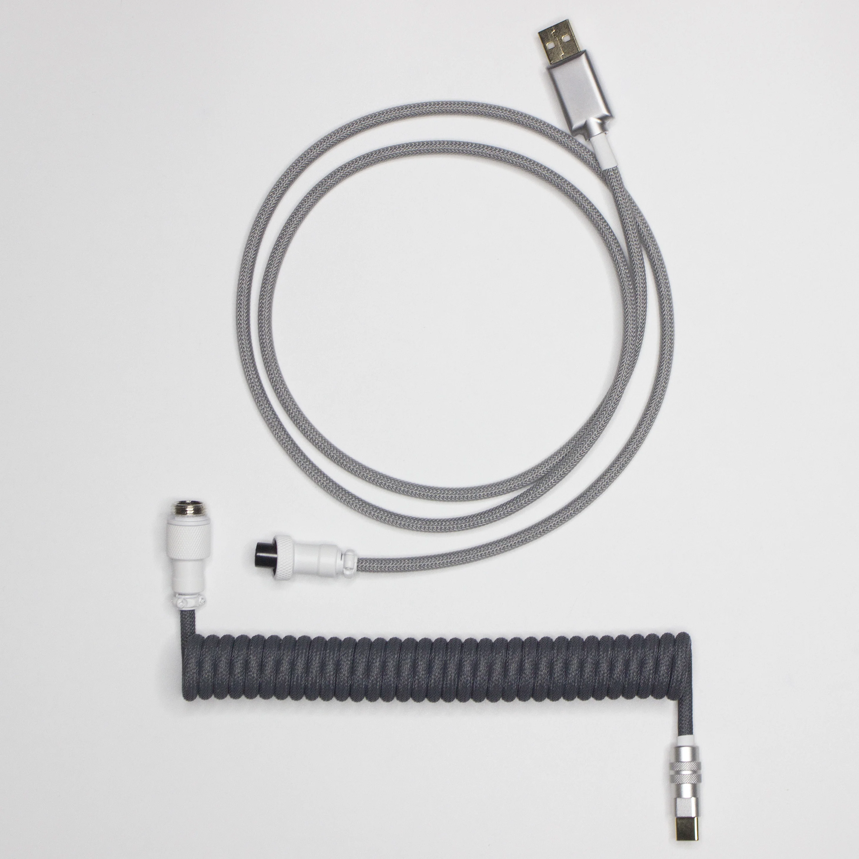 Fancytech Customized Keyboard Cable Spiral Braided Air plug Data Cable Apollo Color Matching Suitable For Mechanical Keyboard
Fancytech Customized Keyboard Cable Spiral Braided Air plug Data Cable Apollo Color Matching Suitable For Mechanical Keyboard