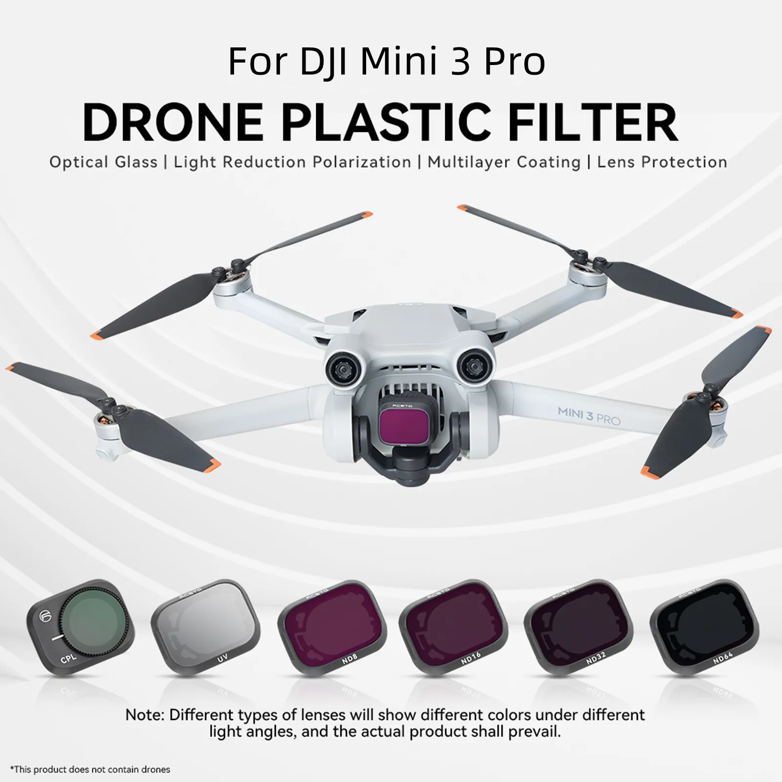 Для DJI Mini 3 Pro Регулируемый оптический фильтр PL CPL ND8 16 32 64 фильтр 
Для DJI Mini 3 Pro Регулируемый оптический фильтр PL CPL ND8 16 32 64 фильтр