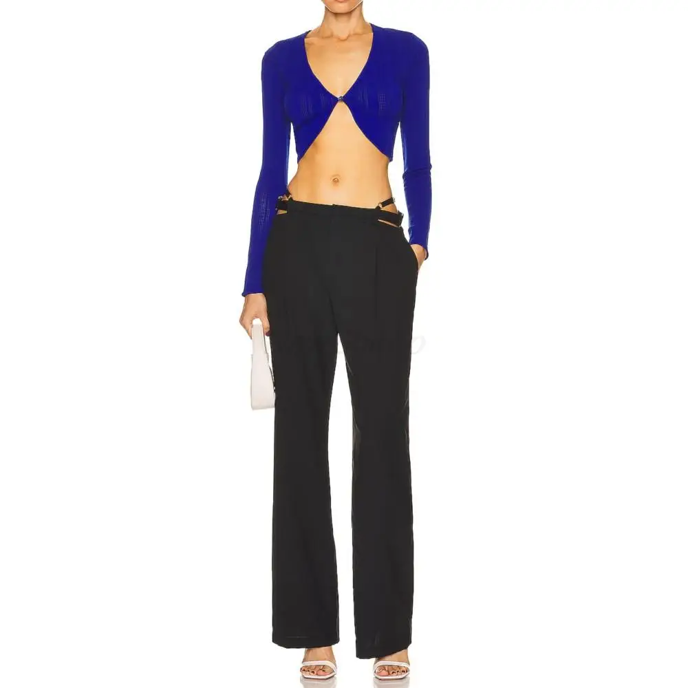Cropped Knit Cardigan Women Sweater Long Sleeve Pure Color Sexy Single Button Hollow Out Top Viscose Polyester Women Cardigan
Cropped Knit Cardigan Women Sweater Long Sleeve Pure Color Sexy Single Button Hollow Out Top Viscose Polyester Women Cardigan