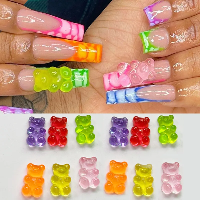 14pcs Crystal Bear Nail Art Rhinestone 3D Cute Sweet Candy Gems Jelly Gummy Nail Jewelry DIY Cartoon Nail Deocrations Manicure
14pcs Crystal Bear Nail Art Rhinestone 3D Cute Sweet Candy Gems Jelly Gummy Nail Jewelry DIY Cartoon Nail Deocrations Manicure