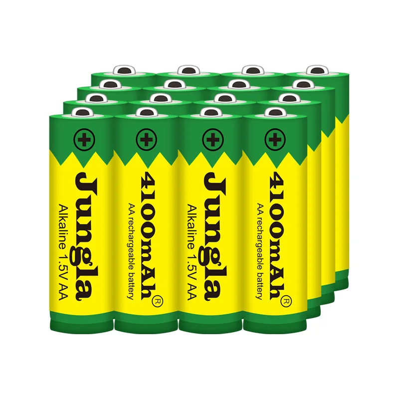 

4 20 20 pces novo 4100 mah bateria aa 1.5 v recarregável alcalinas drummey para brinquedo diodo emissor de luz