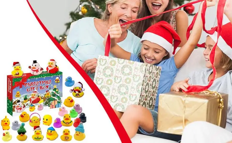 24 Days Of Christmas Advent Calendar Reliable Material Christmas Countdown Toys rubber ducky inside Holiday Bath Duckies Funny
24 Days Of Christmas Advent Calendar Reliable Material Christmas Countdown Toys rubber ducky inside Holiday Bath Duckies Funny