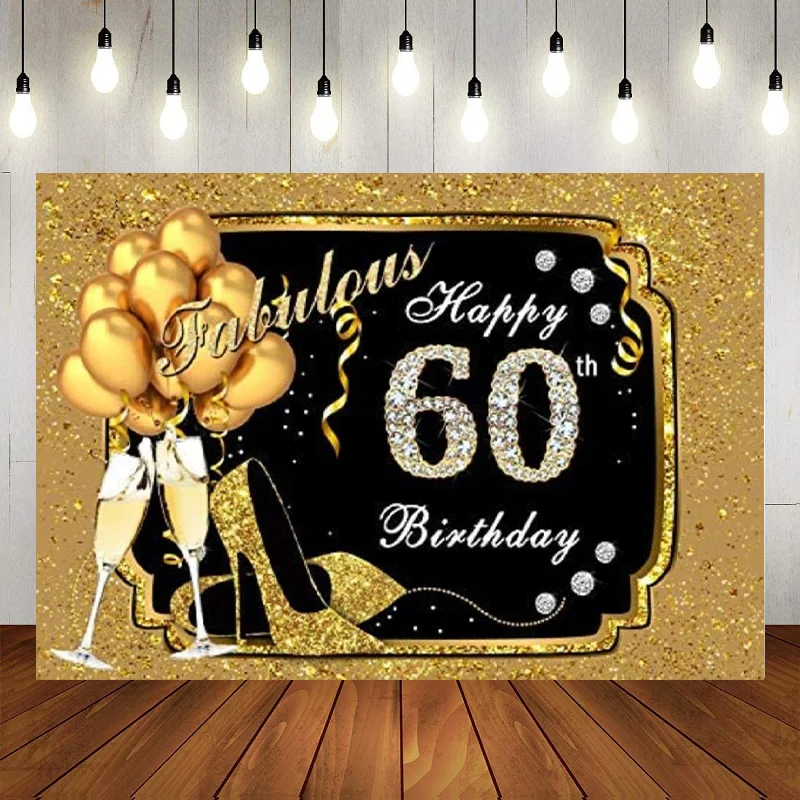 Happy 60th Birthday Party Glitter Diamonds Backdrop Navy Blue Gold Balloon Men Sixty Photography Background 60th Banner Decor
Happy 60th Birthday Party Glitter Diamonds Backdrop Navy Blue Gold Balloon Men Sixty Photography Background 60th Banner Decor