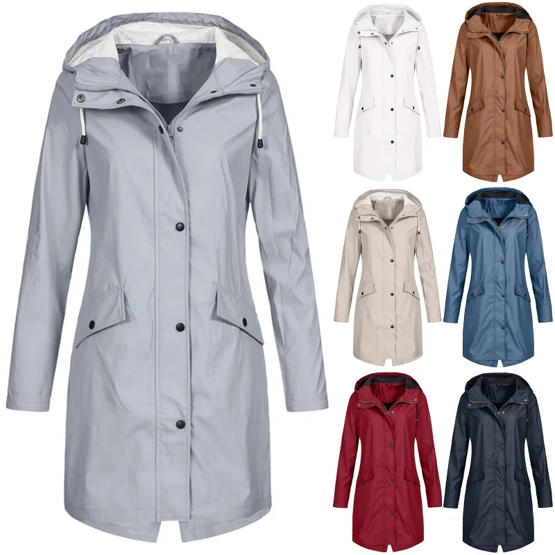 Autumn and Winter New Shell Jacket Outdoor Mountaineering Clothing Coat Mid-Length Women's Trench Warm Waterproof Windproof
Autumn and Winter New Shell Jacket Outdoor Mountaineering Clothing Coat Mid-Length Women's Trench Warm Waterproof Windproof