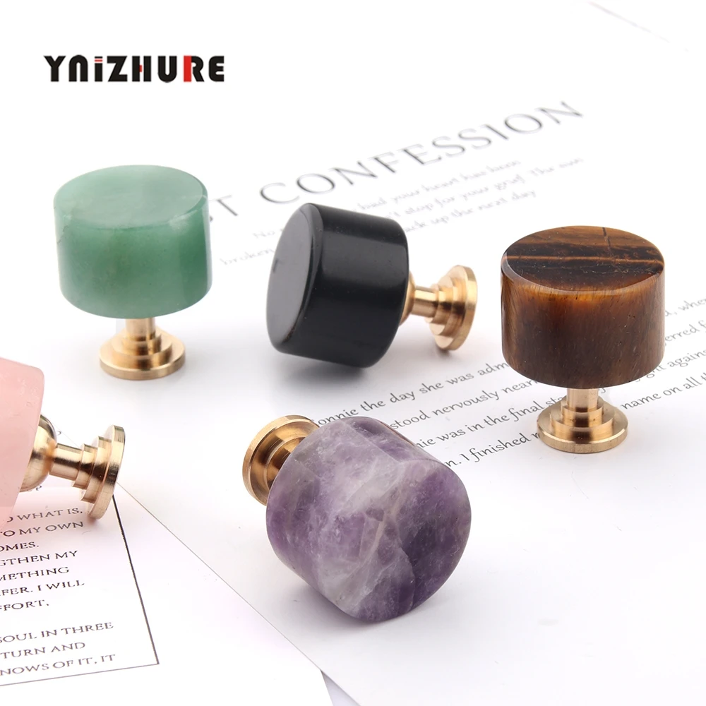 Luxury Natural Stone Tiger Eye Green Aventurine Jade Crystal Reiki Brass Handle Drawer Kitchen Cupboard Closet Door Knob
Luxury Natural Stone Tiger Eye Green Aventurine Jade Crystal Reiki Brass Handle Drawer Kitchen Cupboard Closet Door Knob