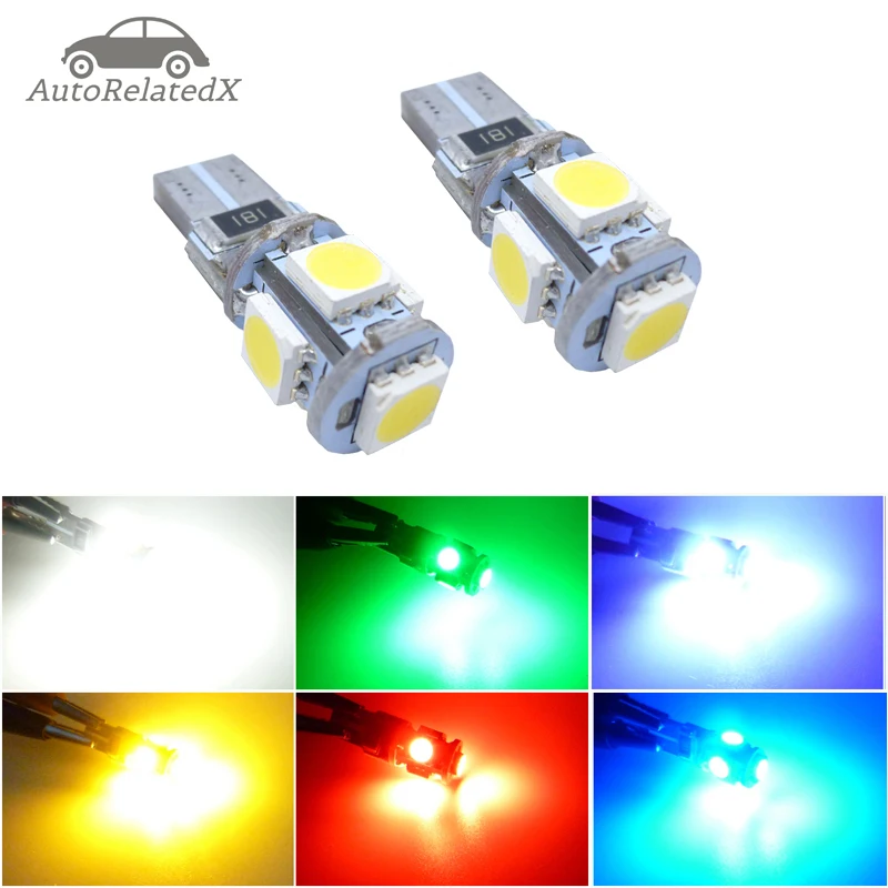 2x T10 W5w Led Canbus Bulbs 168 194 5050 Smd Wedge Parking Light License Plate Light Clearance Lights Reading Lamps White
2x T10 W5w Led Canbus Bulbs 168 194 5050 Smd Wedge Parking Light License Plate Light Clearance Lights Reading Lamps White