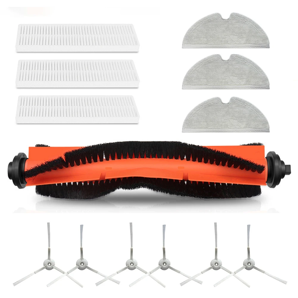 1*Roller Brush/ 6*Side Brushes/3*Filters/3*Mop Cloths Filter Brushes Accessories Kit For Xiaomi Viomi V3 Max V-RVCLM27B
1*Roller Brush/ 6*Side Brushes/3*Filters/3*Mop Cloths Filter Brushes Accessories Kit For Xiaomi Viomi V3 Max V-RVCLM27B