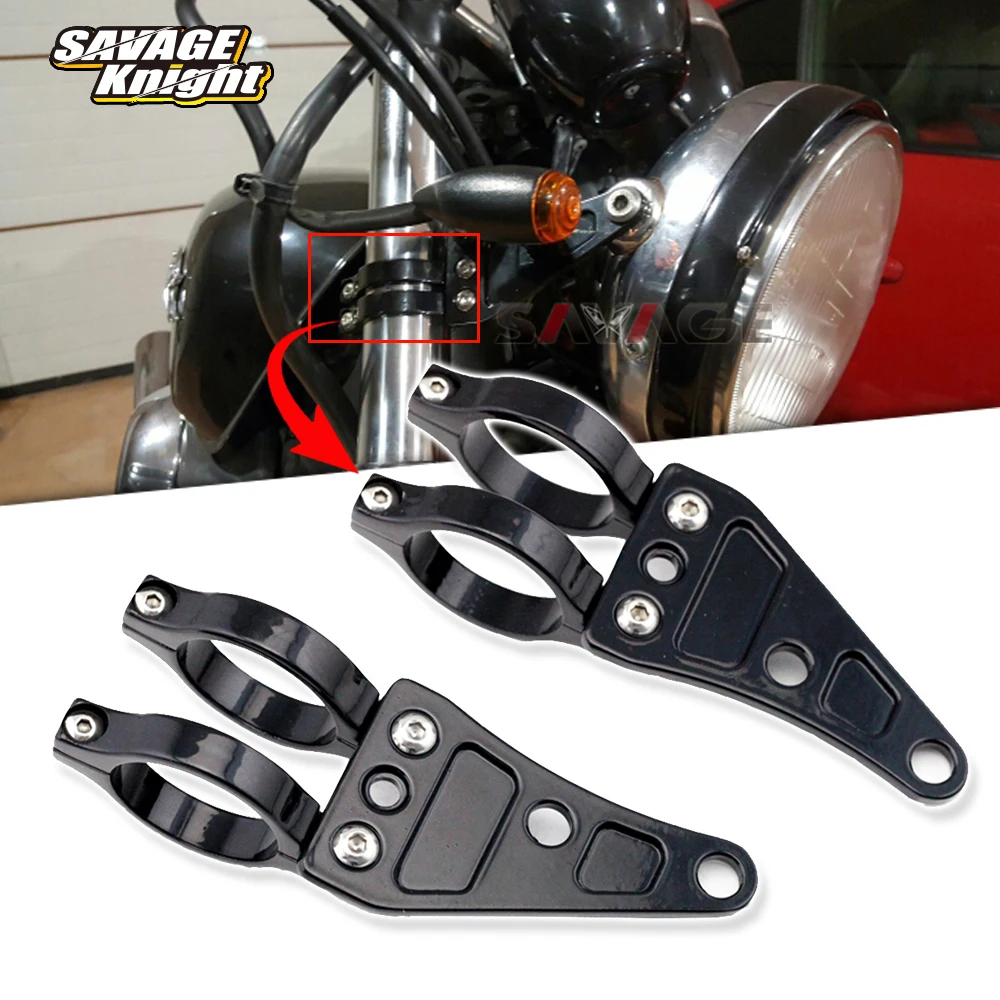 Clamp For 41mm Fork Universal Headlight Mount Bracket Head Lamp Moto Turn Signal Light Clamp Holder Front Motorcycle Accessories
Clamp For 41mm Fork Universal Headlight Mount Bracket Head Lamp Moto Turn Signal Light Clamp Holder Front Motorcycle Accessories