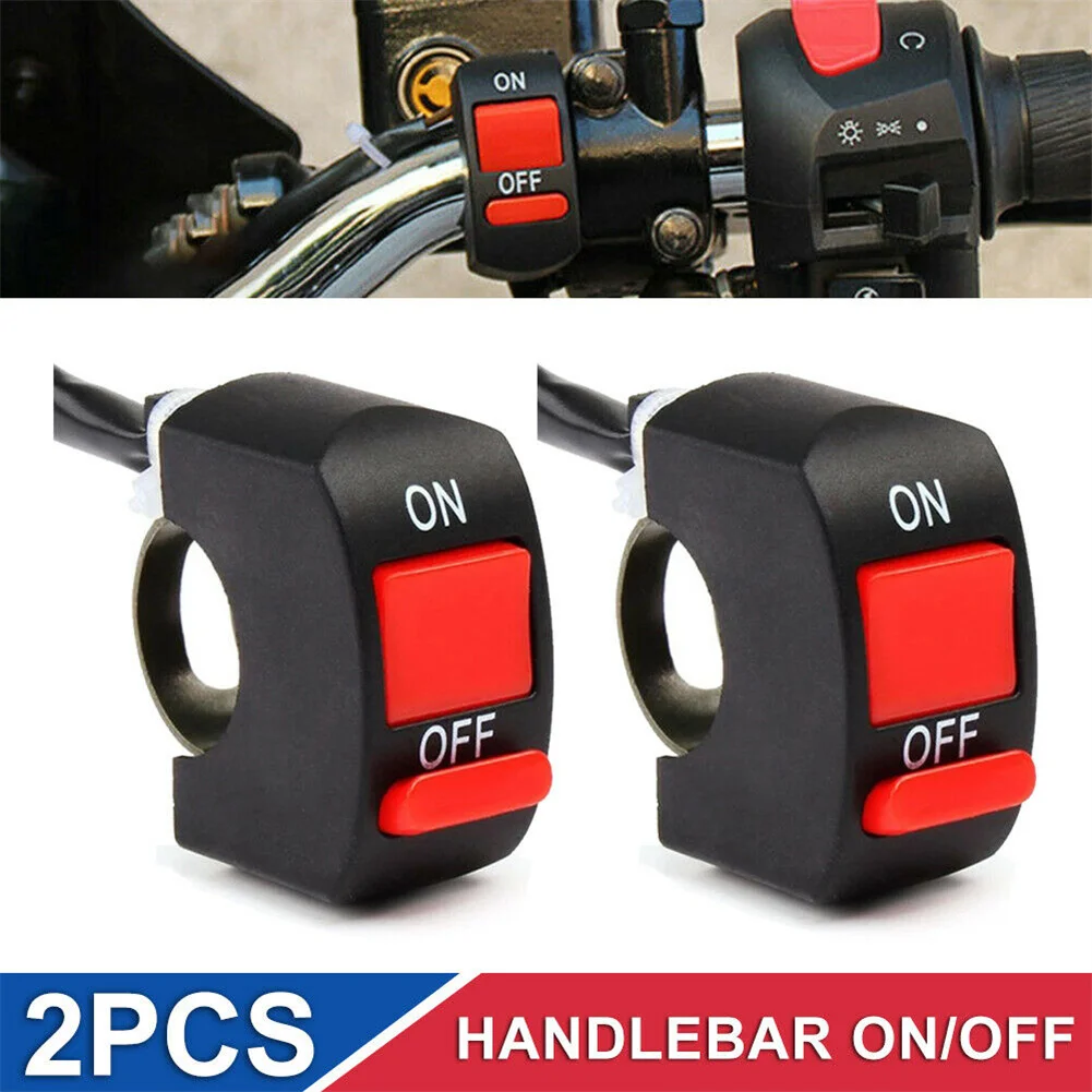 2 Pcs Motorcycle Handlebar Switch ON-OFF Latching Switch 12V Universal Accessories Power Button Switch For Scooter ATV Bike
2 Pcs Motorcycle Handlebar Switch ON-OFF Latching Switch 12V Universal Accessories Power Button Switch For Scooter ATV Bike