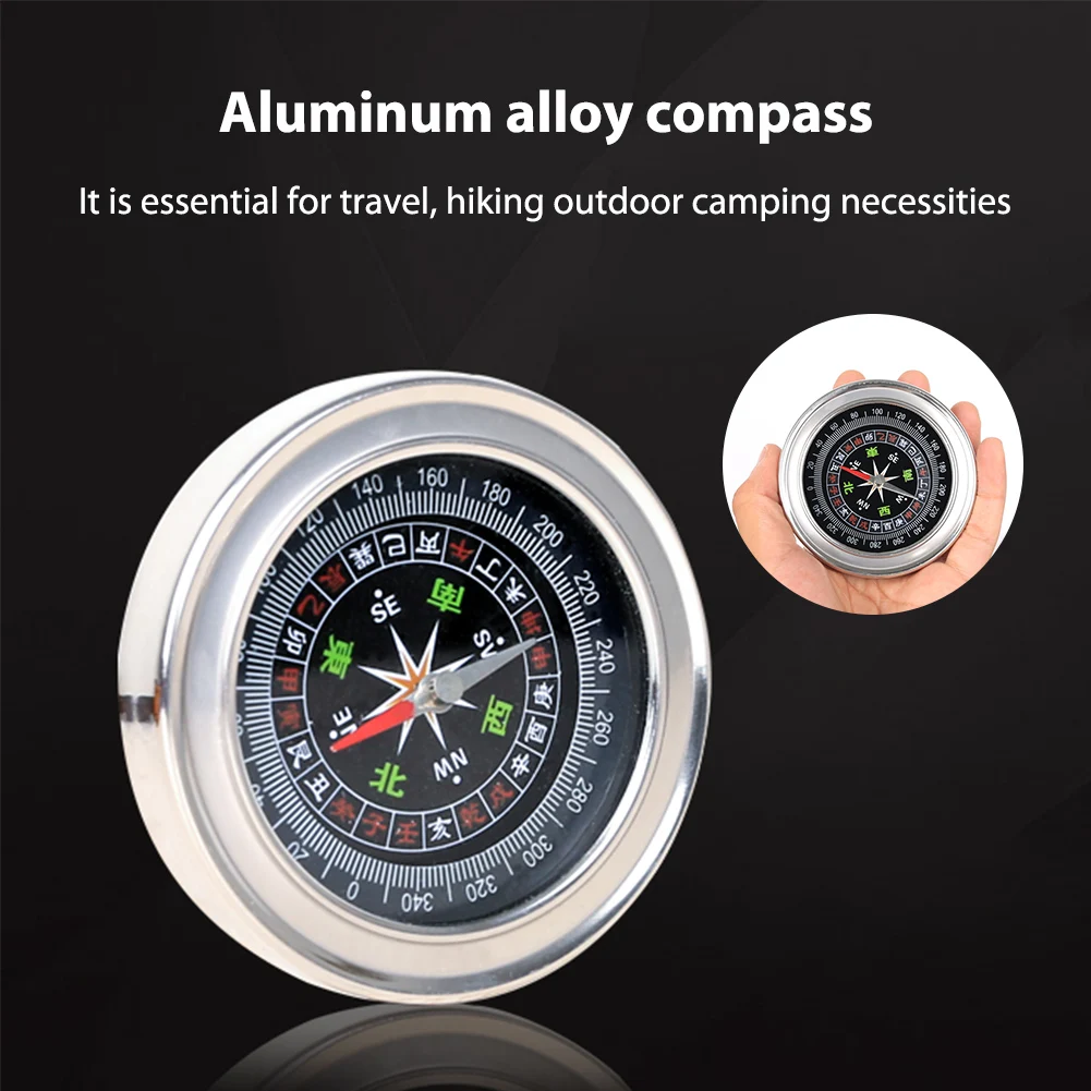 Portable Compass Trekking Hunting Camping Hiking Navigation Compass for Outdoor Activities 
Portable Compass Trekking Hunting Camping Hiking Navigation Compass for Outdoor Activities