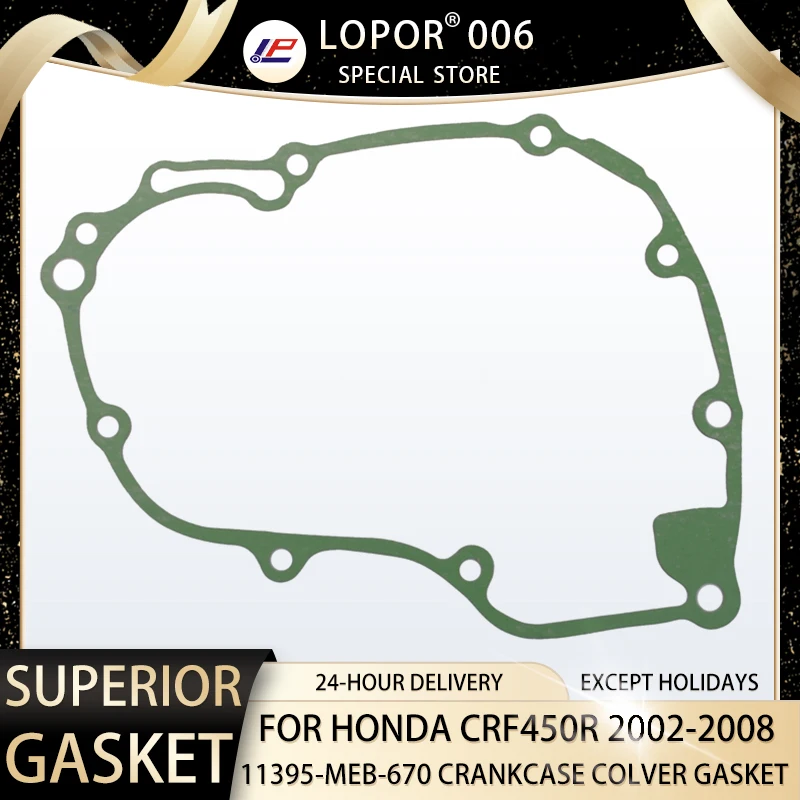 Motorcycle Engine Left Crankcase Cover Gasket For Honda CRF450R 2002-2008 CRF 450 R CRF450 R
Motorcycle Engine Left Crankcase Cover Gasket For Honda CRF450R 2002-2008 CRF 450 R CRF450 R