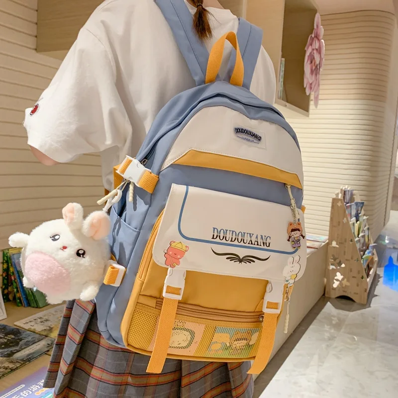 Cute Women Backpacks Waterproof Multi-Pocket Nylon School Backpack for Student Female Girls Kawaii Laptop Book Pack Mochilas
Cute Women Backpacks Waterproof Multi-Pocket Nylon School Backpack for Student Female Girls Kawaii Laptop Book Pack Mochilas