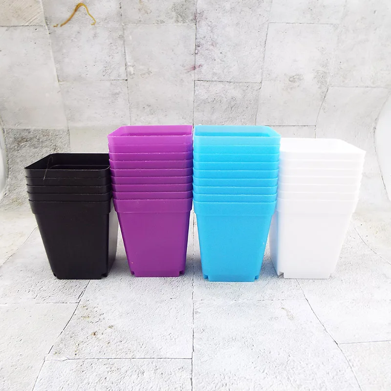 40X mini Plastic Flower grow Pots Planters nursery baskets Square cup plantas For Plant seed Veg Succulent Planting wholesale 40
40X mini Plastic Flower grow Pots Planters nursery baskets Square cup plantas For Plant seed Veg Succulent Planting wholesale 40