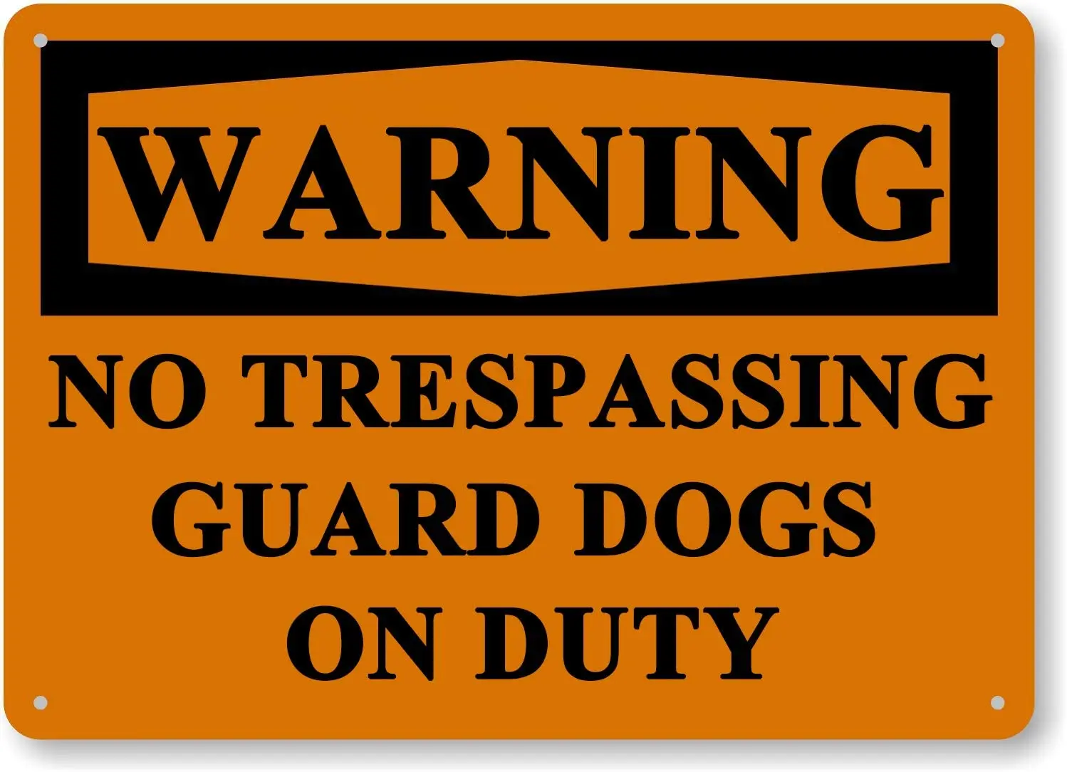 Shannonsa Warning Beware of Dog No Trespassing Weatherproof Decorative 8" X 12" Tin Sign Wall Art Metal Sign
Shannonsa Warning Beware of Dog No Trespassing Weatherproof Decorative 8" X 12" Tin Sign Wall Art Metal Sign