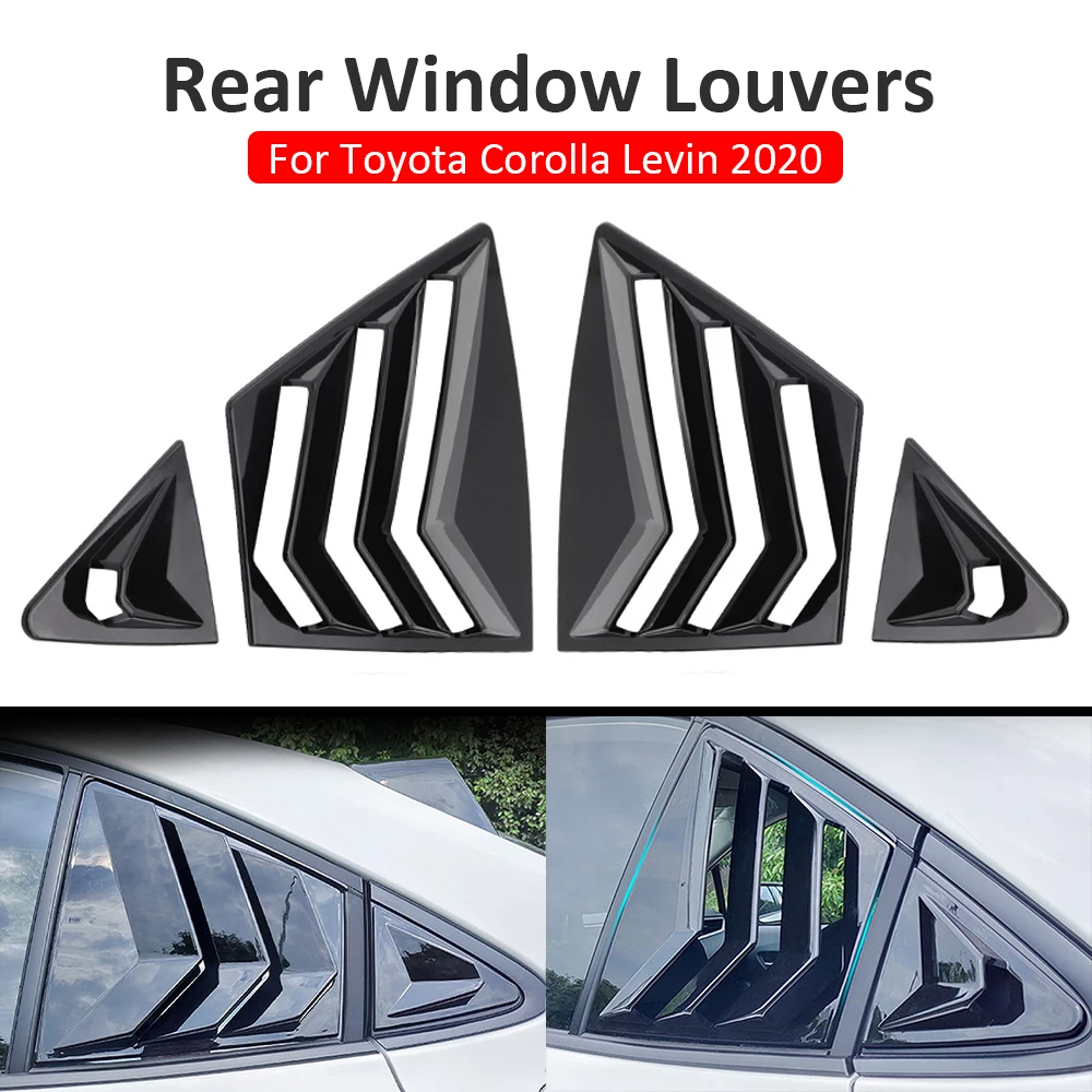 2pcs Car Rear Window Louvers Rear Side Window Shutter Cover Trim Air Outlet Louver For Toyota Corolla Levin 2020 Camry 2018-2021
2pcs Car Rear Window Louvers Rear Side Window Shutter Cover Trim Air Outlet Louver For Toyota Corolla Levin 2020 Camry 2018-2021