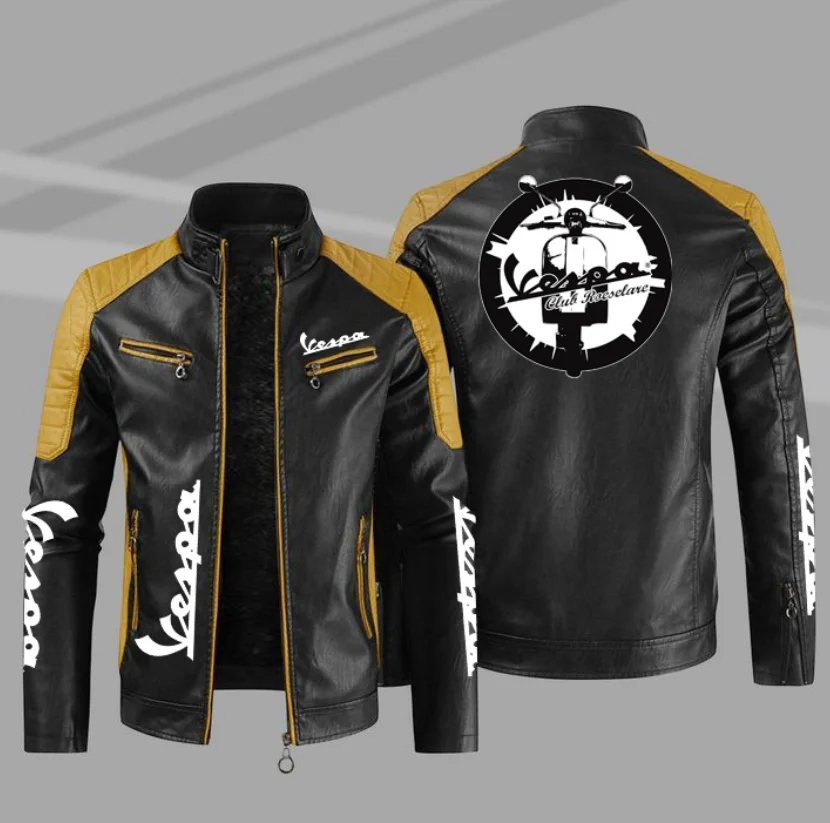 Vespa motorcycle Logo Jacket Motorcycle 5XL Men's Jackets Black Jaqueta De Couro Masculina Outwear Male PU Plush Leather
Vespa motorcycle Logo Jacket Motorcycle 5XL Men's Jackets Black Jaqueta De Couro Masculina Outwear Male PU Plush Leather
