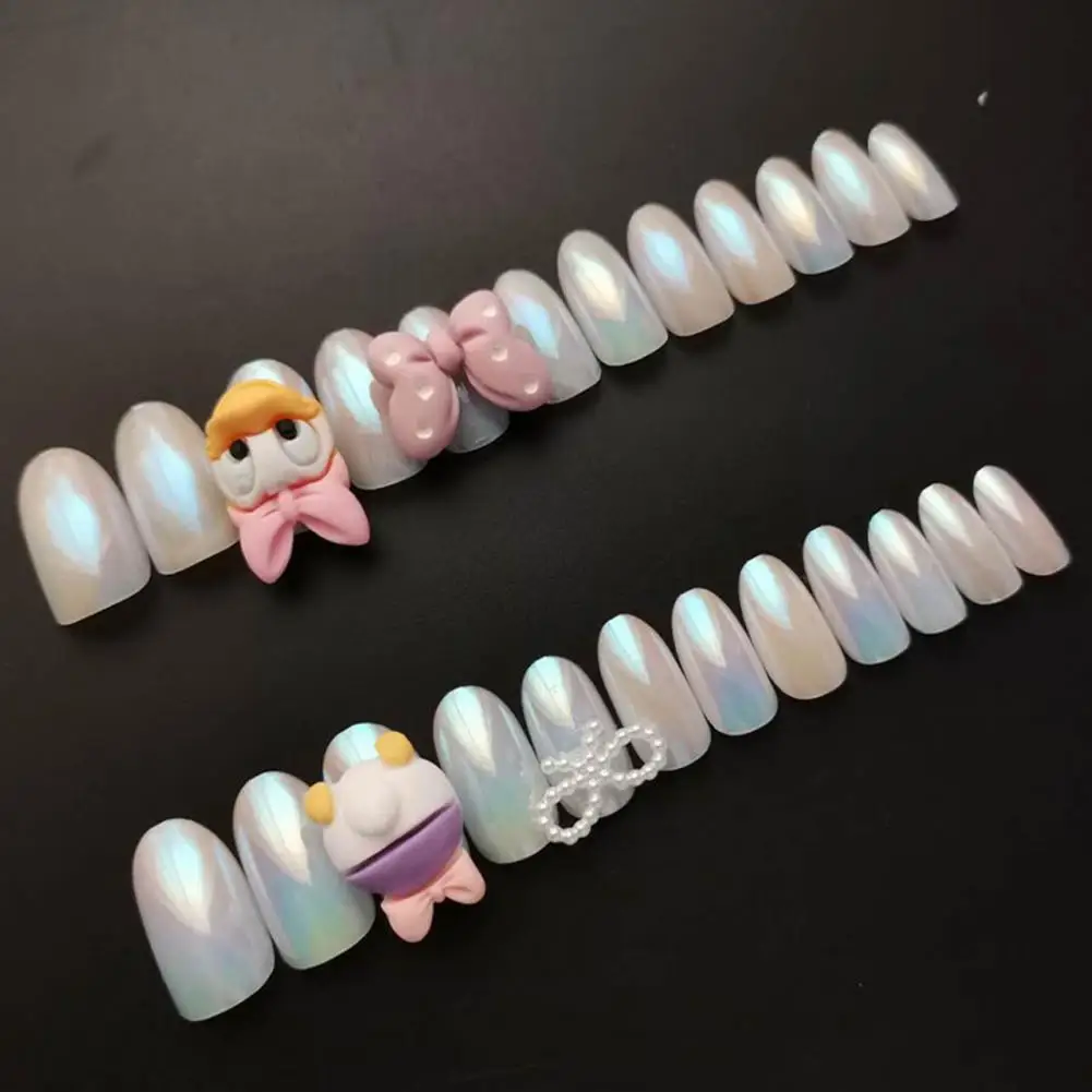 1 Set Vivid Color Easy to Apply Decorative 3D Bow-knot Shining Fake Nails with Glue Set False Nails Nail Supplies
1 Set Vivid Color Easy to Apply Decorative 3D Bow-knot Shining Fake Nails with Glue Set False Nails Nail Supplies