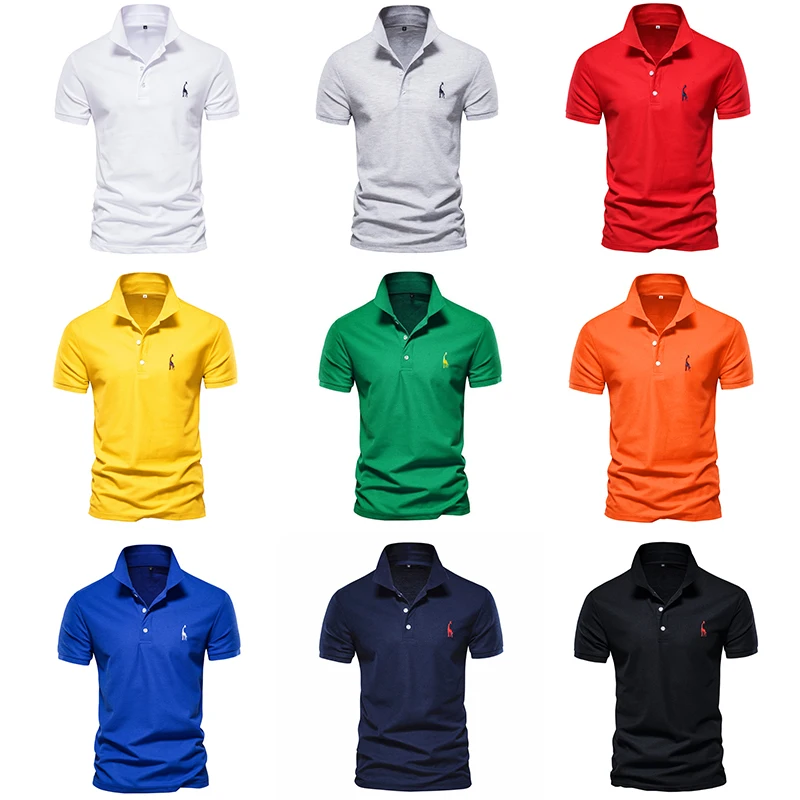 2023 New Polo Shirt Men's T-shirt Golf Polo Classic Top Sports Quick Dry Breathable Short Sleeve Top Brand Business Apparel 
2023 New Polo Shirt Men's T-shirt Golf Polo Classic Top Sports Quick Dry Breathable Short Sleeve Top Brand Business Apparel